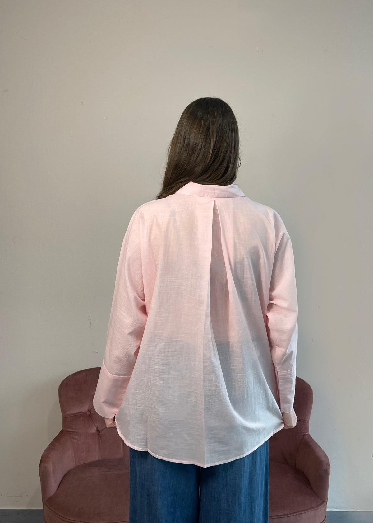 Bluse mit Papagei Stickerei