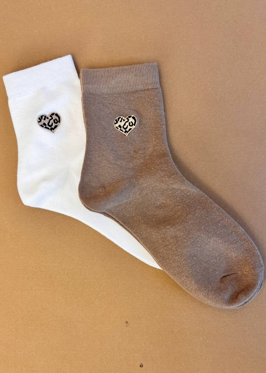 Socken &#39;Leo-Love&#39; Braun