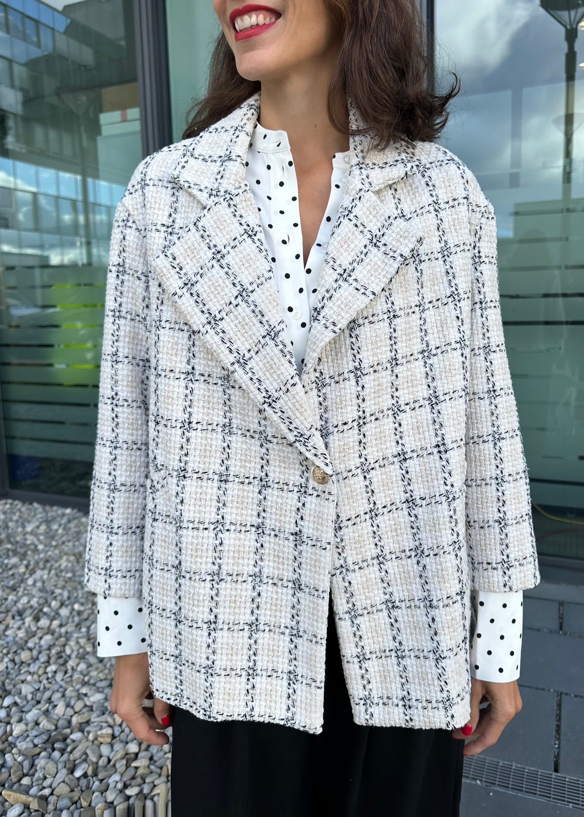 Oversized Bouclé Blazer