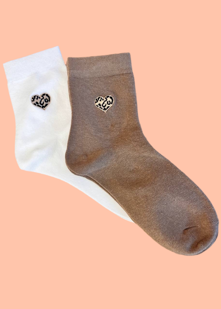 Socken &#39;Leo-Love&#39; Braun