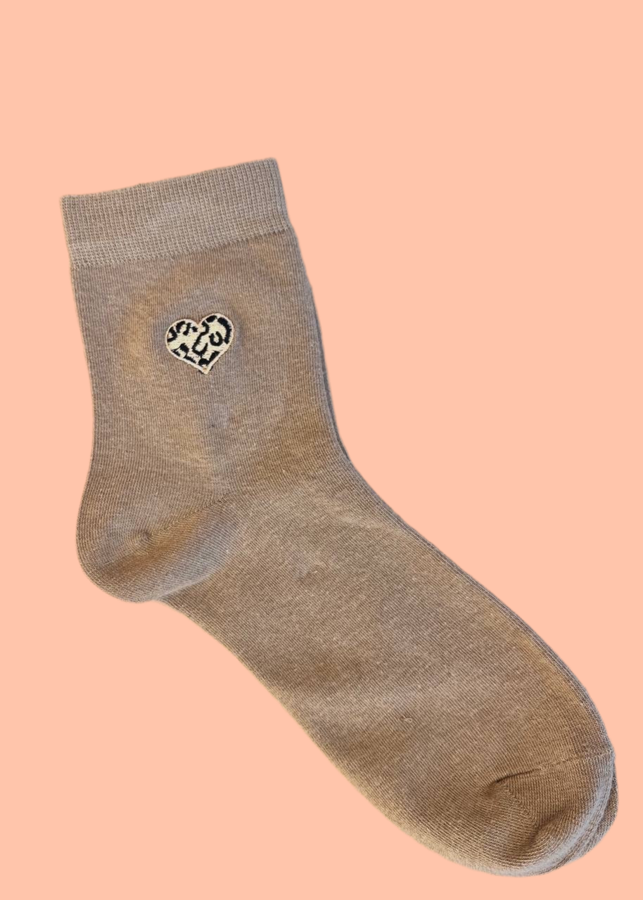 Socken &#39;Leo-Love&#39; Braun