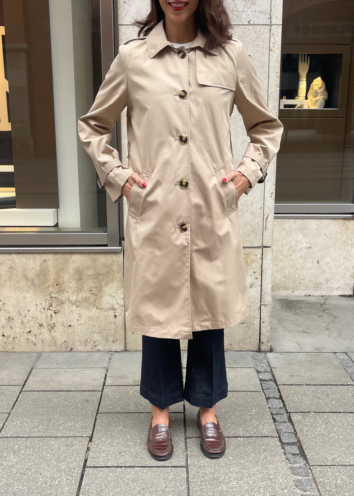 Klassischer Trenchcoat