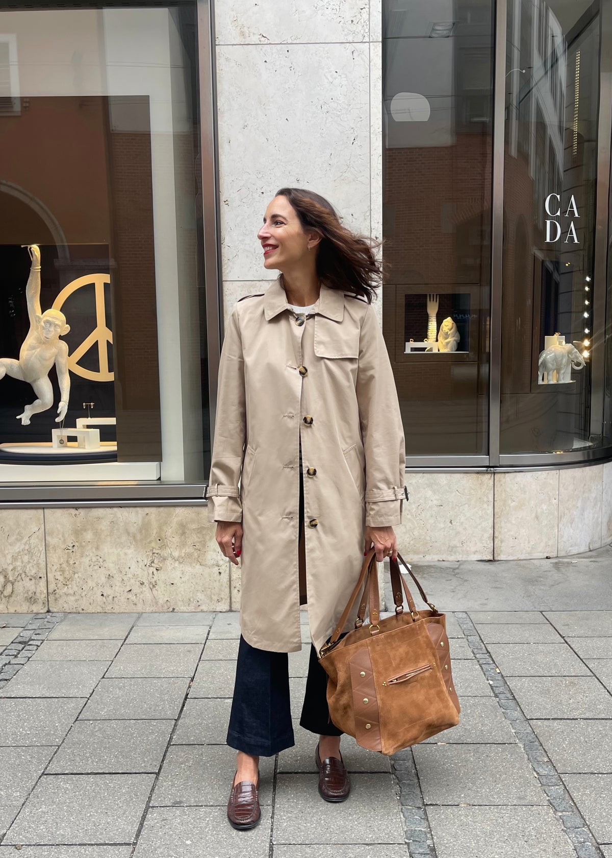 Klassischer Trenchcoat